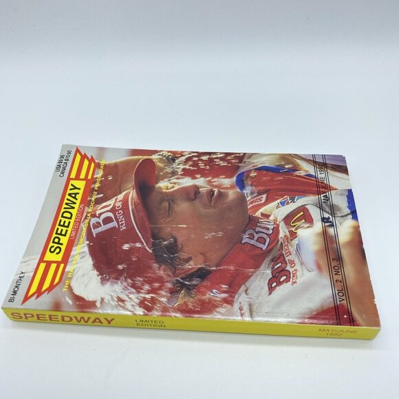 1992 Speedway Auto Racing Pocket Price Guide-Vol 2-Num. 3-limited edition - Picture 10 of 14